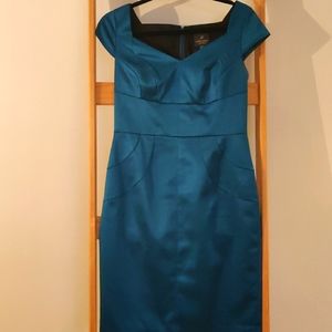 Adriana Papell dress in Teal blue